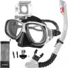 Nearsighted Snorkel Gear, Nearsighted Snorkel Mask Nearsighted Snorkel Set for Adult Youth, Shortsighted Diving Mask & Dry Top Snorkel with Detachable Camera Mount for Scuba Diving, Snorkeling view 1