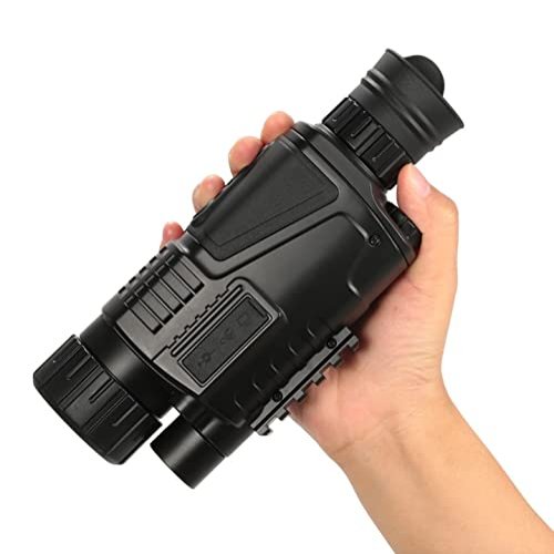 QIYUDS Night Vision Monocular for 100% Darkness,1080p Full HD Video Long Distance Infrared for Outdoor/Surveillance/Security/Hunting/Hiking with 32 GB Micro SD Card