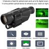 QIYUDS Night Vision Monocular for 100% Darkness,1080p Full HD Video Long Distance Infrared for Outdoor/Surveillance/Security/Hunting/Hiking with 32 GB Micro SD Card view 4