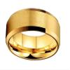CROWNAL 5mm Gold Tungsten Carbide Rings for Men Women Wedding Bands Beveled Polished Edges Matte Finish Comfort Fit (Gold 5mm,10.5) view 2