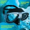 Nearsighted Snorkel Gear, Nearsighted Snorkel Mask Nearsighted Snorkel Set for Adult Youth, Shortsighted Diving Mask & Dry Top Snorkel with Detachable Camera Mount for Scuba Diving, Snorkeling view 3