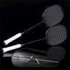 2Pcs 6U 72g Ultralight G4 T700 100% Full Carbon Fiber 22-30Lbs Strung Professional Badminton Racket with Bag (2pcs White) view 1