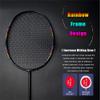 BBQ2.0 8U G5 65g Super Light 100% Full Carbon Fiber Raket Professional Badminton Racket with Free String Bag (1pcs White Boxed) view 3