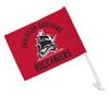Christian Brothers University Buccaneers Logo Car Truck Flag with Window Clip On Pole Holder - Right Passenger Side view 1