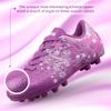 Vizari Frost Kids Soccer Cleats  Toddler, Little Kids Firm Ground Football Shoes with Rubber Studs | Lightweight, Comfortable, Non-Slip Design Purple view 3