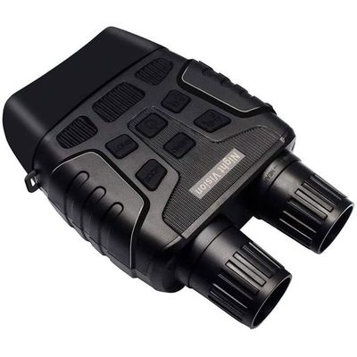 QIYUDS Digital Night Vision Binoculars for Complete Darkness - Infrared, Infrared Binocular All Black Widescreen Night Vision HD Zoom Night Vision Goggles with 32 GB Micro SD Card