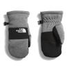 The North Face Little Kids' Sierra Etip Mitt - Touchscreen Compatible Winter Mittens, Webbing Pull at Cuffs for Easy On/Off, TNF Medium Grey Heather, Large view 1