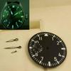 MOUDOAUER Green Luminous Black Watch Dial + Hands for ETA 6497 Watch Movement Accessories Watch Accessory Watch Accessory view 4