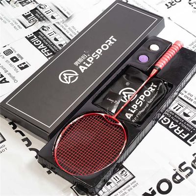 38LBS 4U G5 50T 100% Full Carbon Fiber High Modulus Magnetic Badminton Racket (red Box Packaging)