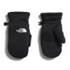 The North Face Little Kids' Sierra Etip Mitt - Touchscreen Compatible Winter Mittens, Webbing Pull at Cuffs for Easy On/Off, TNF Black, Large view 1