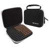 Meetikar 108 Round 9MM Ammo Storage Case, Ammo Box Compatible with 9mm Luger, 9mm Parabllum, 9mm Makaro, 380 ACP .32 ACP .45 ACP, 30 Luger, 32 S&W, 40 S&W, Bullets Storage Box for 9MM(Grey) view 1