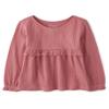 The Children's Placebaby-girlsAnd Toddler Long Sleeve Everyday Casual Knit ShirtLotus Flower6-9 Months view 1