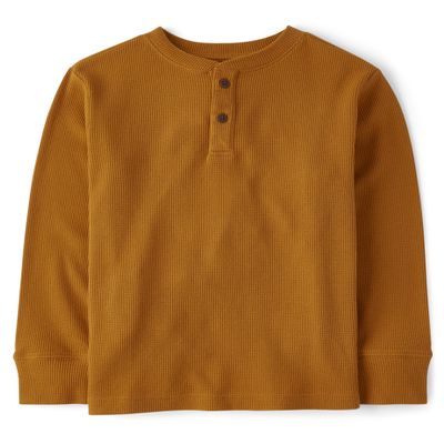 The Children's Place,Long Sleeve Thermal Henley Shirt,XLarge (14)