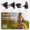 Kroozie Stealth Bike Cup Holder - Gloss Black - The Ultimate Handlebar Accessory for Your Ride - Fits All Bikes, E-Bikes, Scooters & Keeps Your Cups Beverage Secure view 3