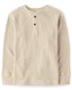 The Children's Place,Long Sleeve Thermal Henley Shirt,Large (10/12) view 1