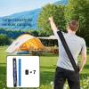 Incauca Golf Beer Sleeve, 7 Can Insulated Cooler for Golf Bags, Gray, Nylon view 3