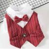 Dog Clothes cat Clothes Spring and Summer Clothes Thin Suit Shirt Suit Wedding Dress for Small Dogs view 1