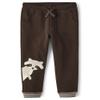 Gymboree,and Toddler Fleece Jogger Sweatpants,Racoon,12-18 Months view 1