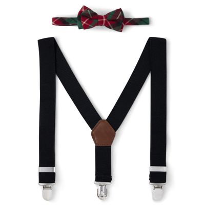 Gymboree,and Toddler Bow Tie and Suspenders Set,Royal,12-24 MONTHS