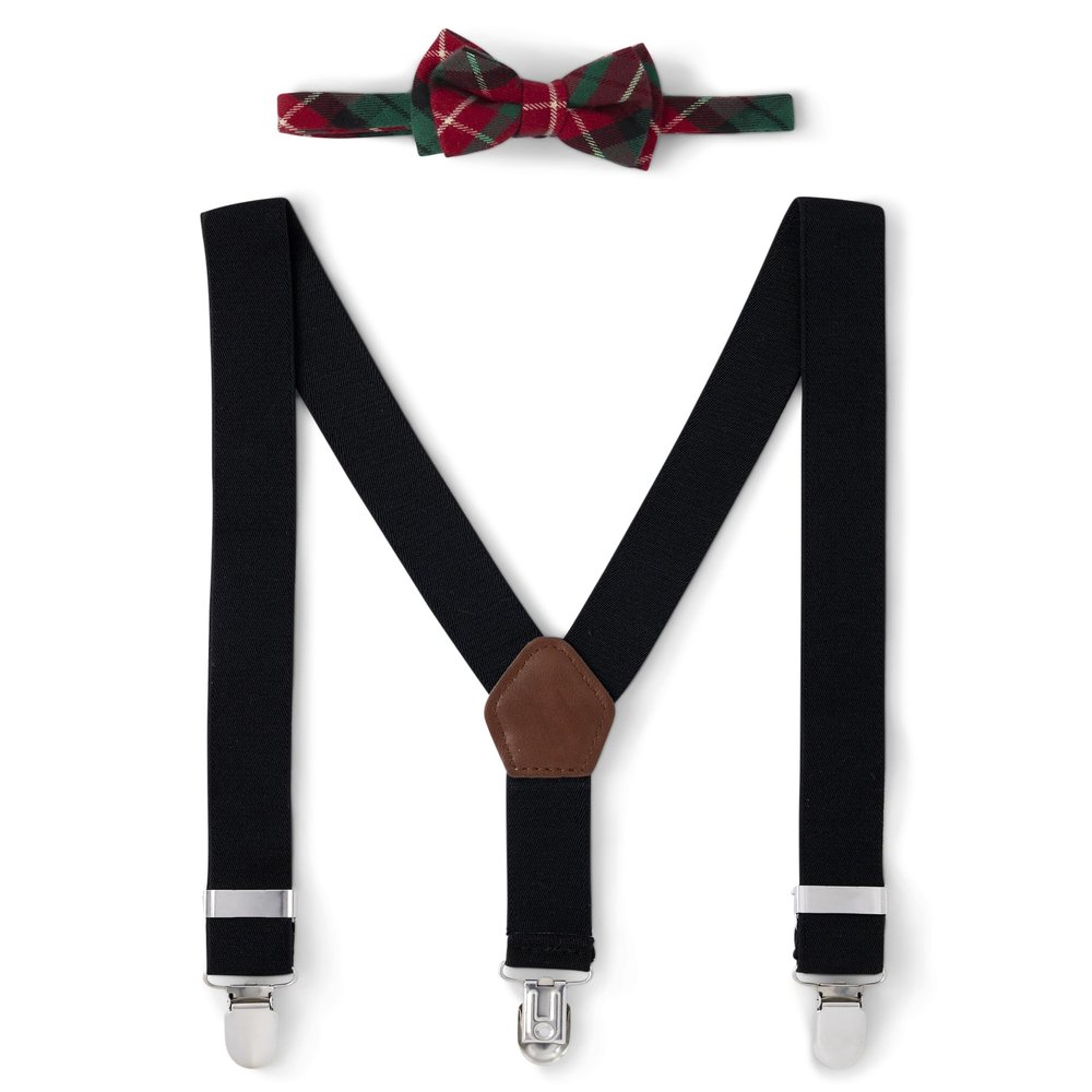 Gymboree,and Toddler Bow Tie and Suspenders Set,Royal,12-24 MONTHS