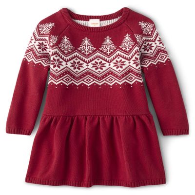 Gymboree,and Toddler Christmas Holiday Dresses,Royal Red Sweater,12