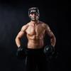 Spall Pro Born to Fight Boxing Headgear, Sparring Helmet for Fighting Sports Karate Boxing Martial Arts MMA and Taekwondo, Brace Head Protection Safety Head Guard - Black - Large/X-Large view 4