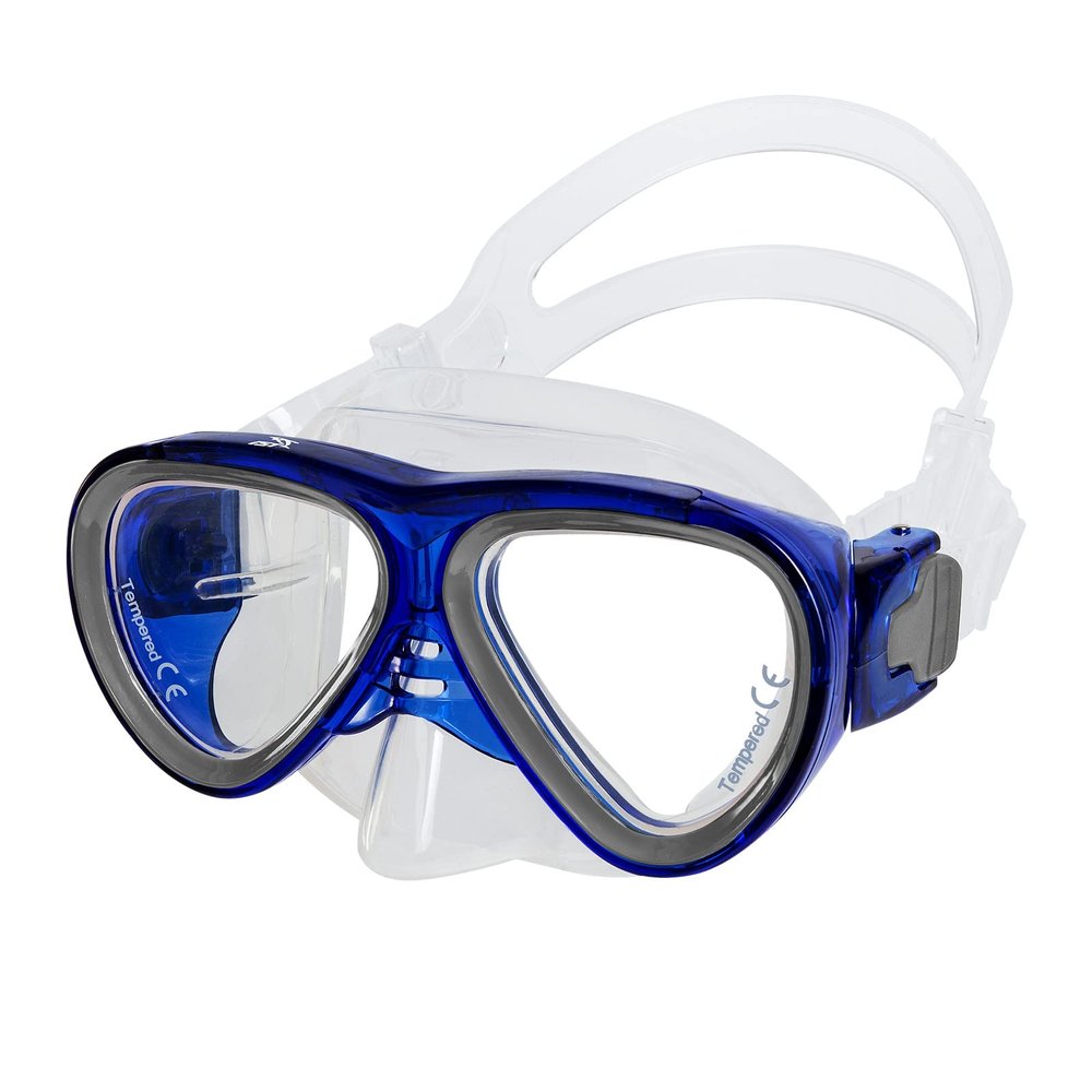IST M59K Twingo Youth Dual-Window Snorkeling Mask (Blue)