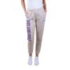 Ultra Game NBA Official Women's Super Soft Active Fleece Sweatpants Joggers, Philadelphia 76ers, Sand, Large view 1