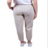 Ultra Game NBA Official Women's Super Soft Active Fleece Sweatpants Joggers, Philadelphia 76ers, Sand, Large view 2