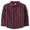 Gymboree,and Toddler Long Sleeve Plaid Button Up Shirts,Royal Plaid,3T view 1