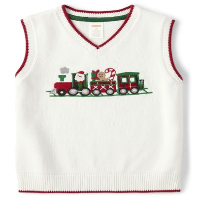 Gymboree,and Toddler Sweater Vest,Train,12