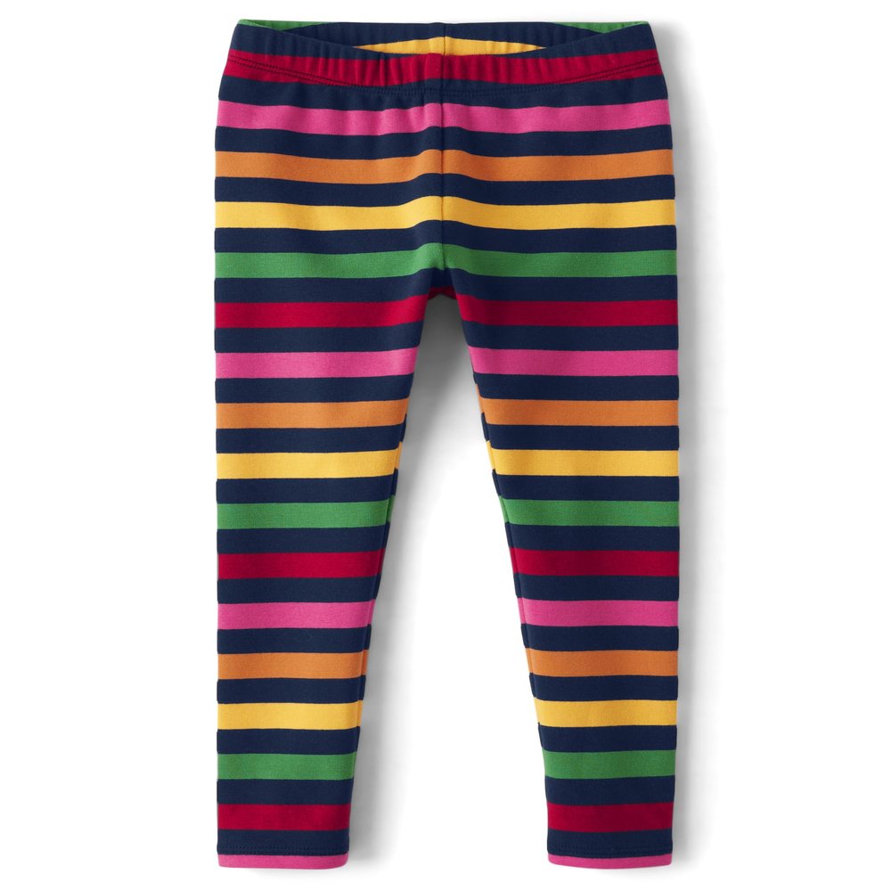 Gymboree,and Toddler Leggings,Bright Stripes,7