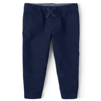 Gymboree Boys and Toddler Fleece Jogger Sweatpants Pants, Navy, 18-24 Months US