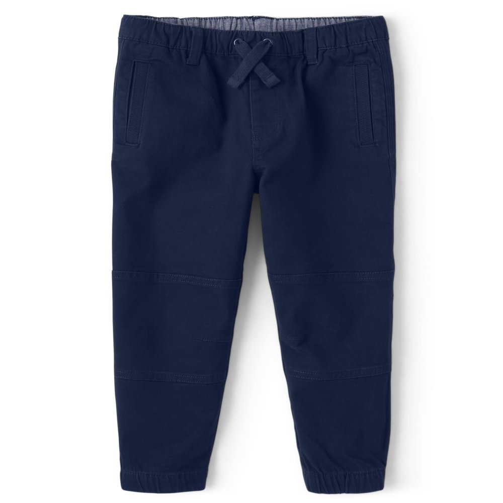 Gymboree Boys and Toddler Fleece Jogger Sweatpants Pants, Navy, 18-24 Months US
