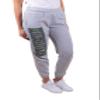 Ultra Game NBA Official Women's Super Soft Active Fleece Sweatpants Joggers, Milwaukee Bucks, Heather Gray, Large view 2