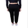 Ultra Game NBA Official Women's Super Soft Active Fleece Sweatpants Joggers, Golden State Warriors, Black, X-Large view 2