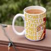 Rico Industries NCAA Iowa State Cyclones 15 oz White Ceramic Mug view 3
