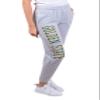 Ultra Game NBA Official Women's Super Soft Active Fleece Sweatpants Joggers, Golden State Warriors, Heather Gray, Large view 2