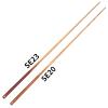 2 Piece 57" 19oz Pool Cue One-Piece Billiards Stick Personalised Handmade Ash Wood Billiard Pool Stick for Billiard Table Sports,SE23,10.3MM view 2