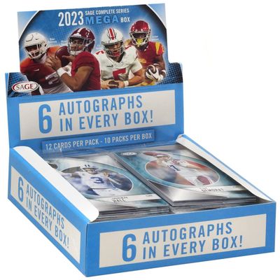 2023 Sage Hit Football Premier Draft Complete Series Mega Box - 6 Autographs per Box