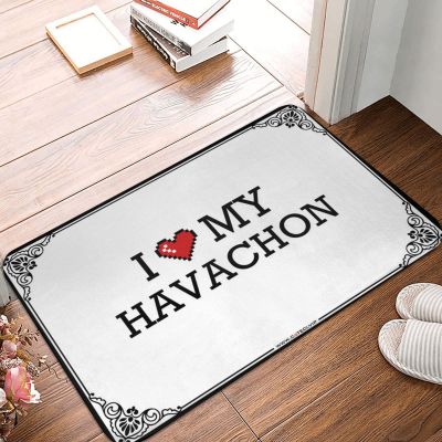 Abipuir Shoe Mat I Love My Havachon Doormat Farm Kitchen Rug Welcome Mats Funny (Color : Colour, Size : 50X80CM)