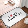Abipuir Shoe Mat I Love My Havachon Doormat Farm Kitchen Rug Welcome Mats Funny (Color : Colour, Size : 50X80CM) view 1