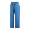 XUNRYAN Womens Linen Capri Yoga Pants Wide Leg Loose Comfy Lounge Capris Casual Summer Flowy Boho Crop Pants with Pockets view 4
