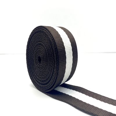 3dancraftit Polyester-Cotton Blend Stripe Webbing Ribbon Jacquard Webbing Sold by The Yard Strap Replacement 1.5 inches ZC21-1Y