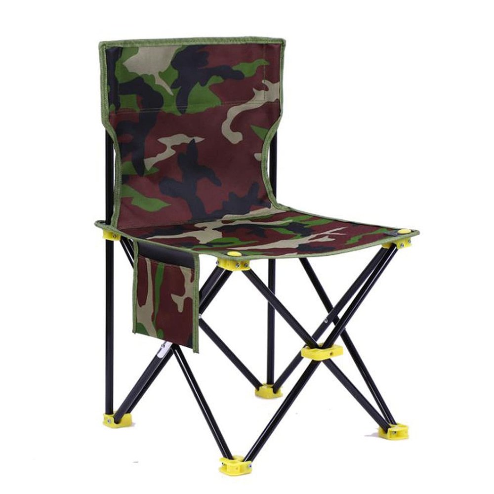 DYPASA Camp Chair Fishing Chair Folding Stool Ultra-Light Portable Outdoor Folding Chair Camping Chair with Side Pocket Fishing Equipment Hiking Beach Camping Chairs