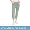 Gloria Vanderbilt Pull On Womens Pants, Elastic Waistband Jeans, Summer Pants for Women - Green 16 view 2