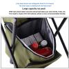 DYPASA Camp Chair Outdoor Folding Chair Lightweight Folding Camping Chair with Cooler Insulated Bag Portable Fishing Stool for Outdoor Indoor Hiking Picnic Travel Beach BBQ Camping Chairs view 4