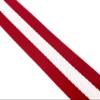 3dancraftit Polyester-Cotton Blend Stripe Webbing Ribbon Jacquard Webbing Sold by The Yard Strap Replacement 1.5 inches ZE85-1Y view 4
