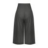XUNRYAN Womens Linen Capri Yoga Pants Wide Leg Loose Comfy Lounge Capris Casual Summer Flowy Boho Crop Pants with Pockets view 4