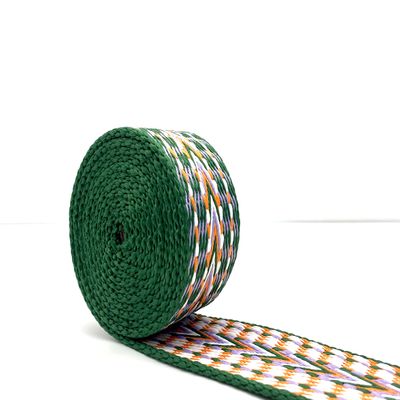 3dancraftit Polyester-Cotton Blend Stripe Webbing Ribbon Jacquard Webbing Sold by The Yard Strap Replacement 1.5 inches ZE51-1Y